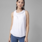 Women's Schiffon Solid Top