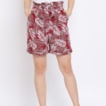 Women's Polyester Floral Printed Short