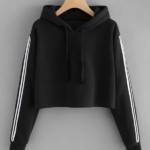 Women's Fleece Side Stripe Sweatshirt