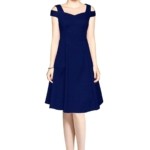 Women's Knitted Solid Short Dress