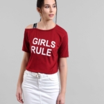 Women's Cotton Blended Printed Top