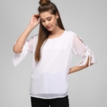 Women's Polyester Solid Top