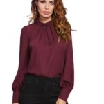 Women's Crepe Solid Top