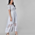 Women's Crepe Solid Maxi Dress